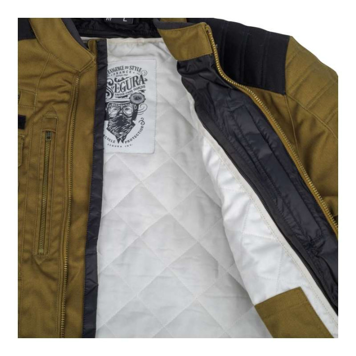 Blouson moto Segura FERGUS MARRON