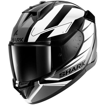 Casque moto Shark D-SKWAL 3 SIZLER Gris/Blanc