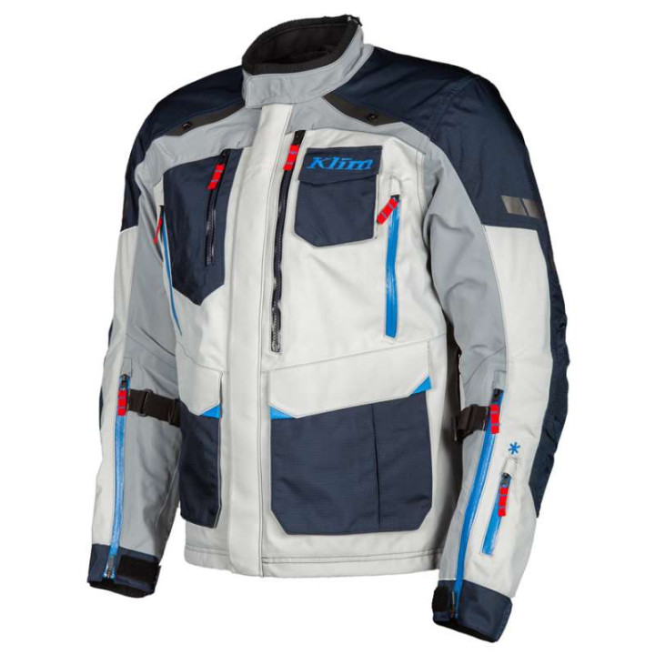 Motorcycle jacket Klim CARLSBAD Navy Blue / Cool Gray