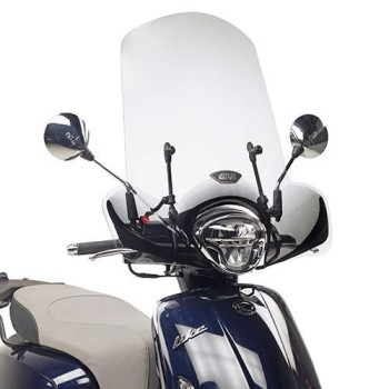 Pare-brise incolore Givi (6109A+A6109A) Kymco LIKE 125 17-