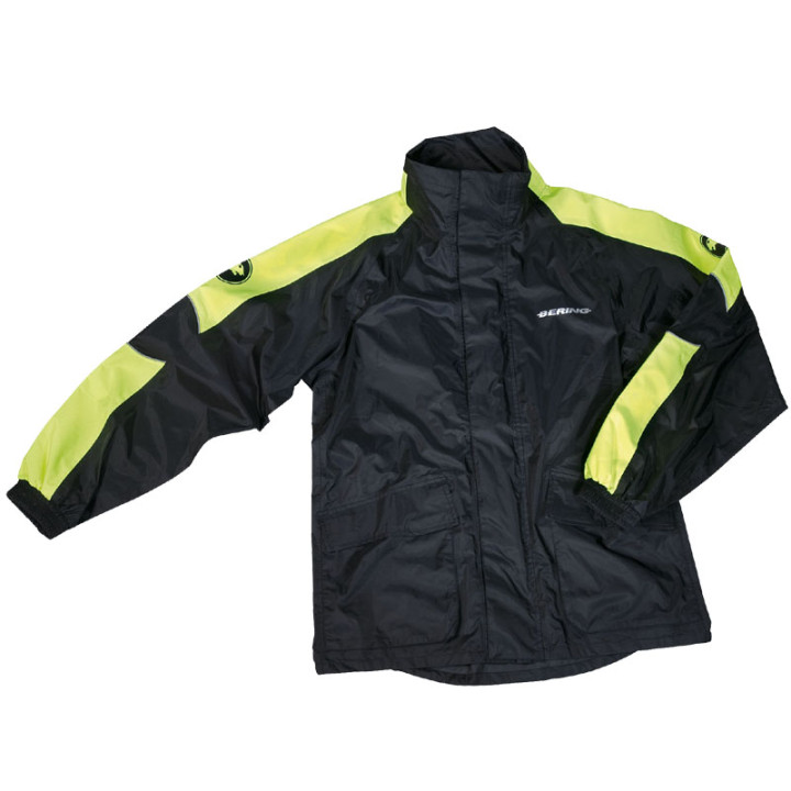 Bering MANIWATA fluo motorcycle rain jacket