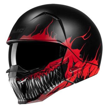 Casque moto HJC I20 SCRAW NOIR/ROUGE