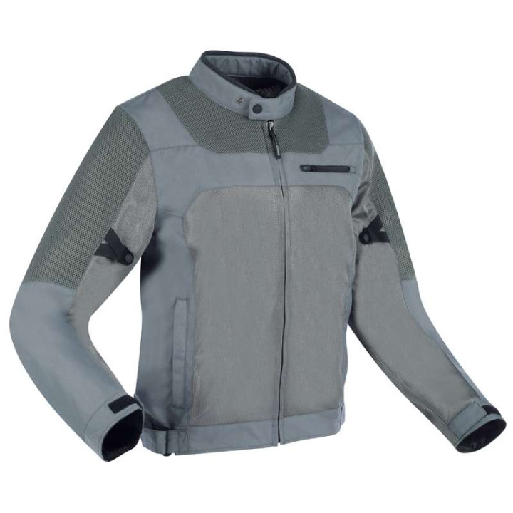 Blouson moto d'été Bering MALIBU GRIS