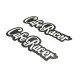 Lot de 2 stickers CAFE RACER 23x7 cm