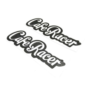 Lot de 2 stickers CAFE RACER 23x7 cm Lot de 2 stickers CAFE RACER 23x7 cm