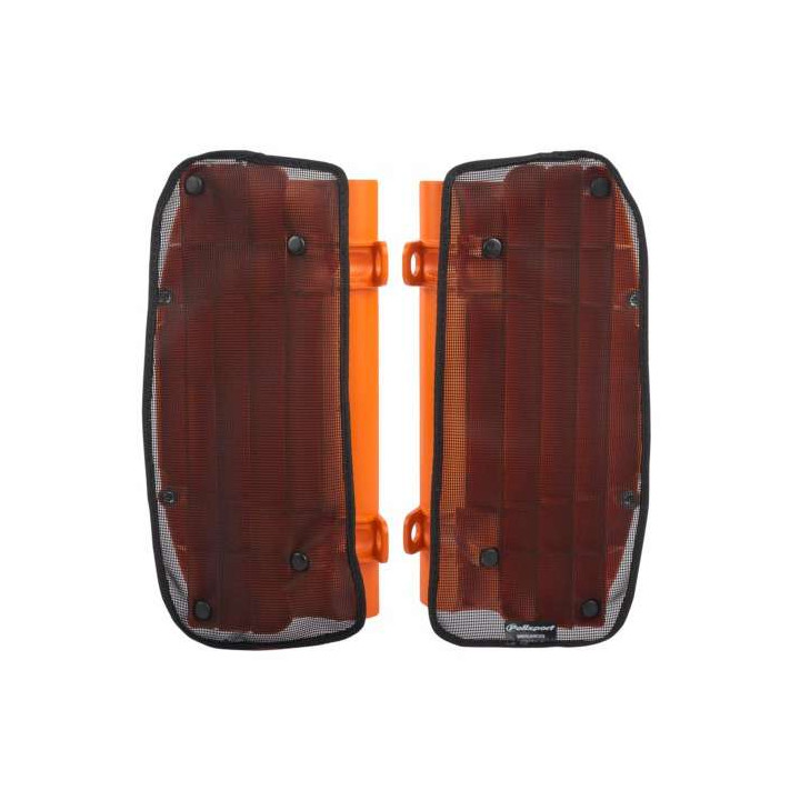 Filets cache radiateur Polisport noir KTM/HVA (8468300001)