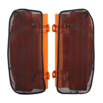 Filets cache radiateur Polisport noir KTM/HVA (8468300001) Filets cache radiateur Polisport noir KTM/HVA (8468300001)