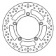 Front brake disc Brembo Oro Series 68B407B4 Suzuki 250/400/650 BURGMAN