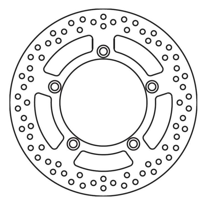 Front brake disc Brembo Oro Series 68B407B4 Suzuki 250/400/650 BURGMAN