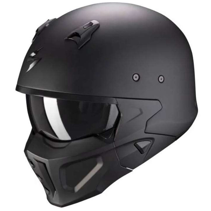 Casque Scorpion COVERT-X SOLID NOIR MAT