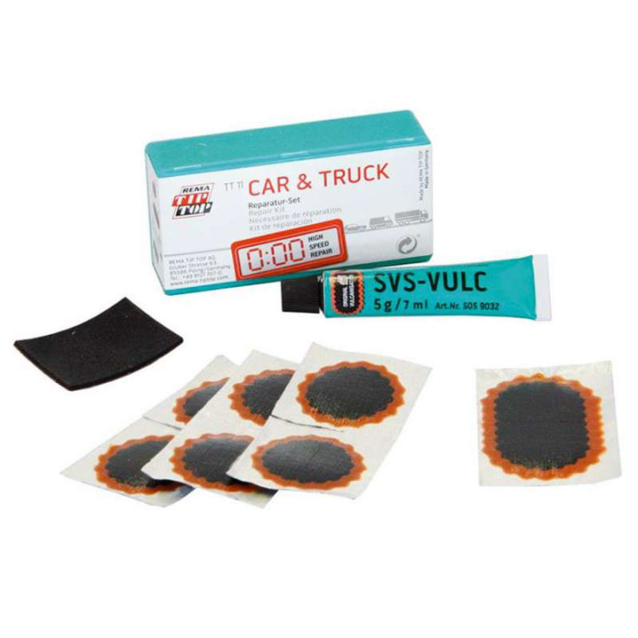 Kit réparation pour chambres à air auto/moto