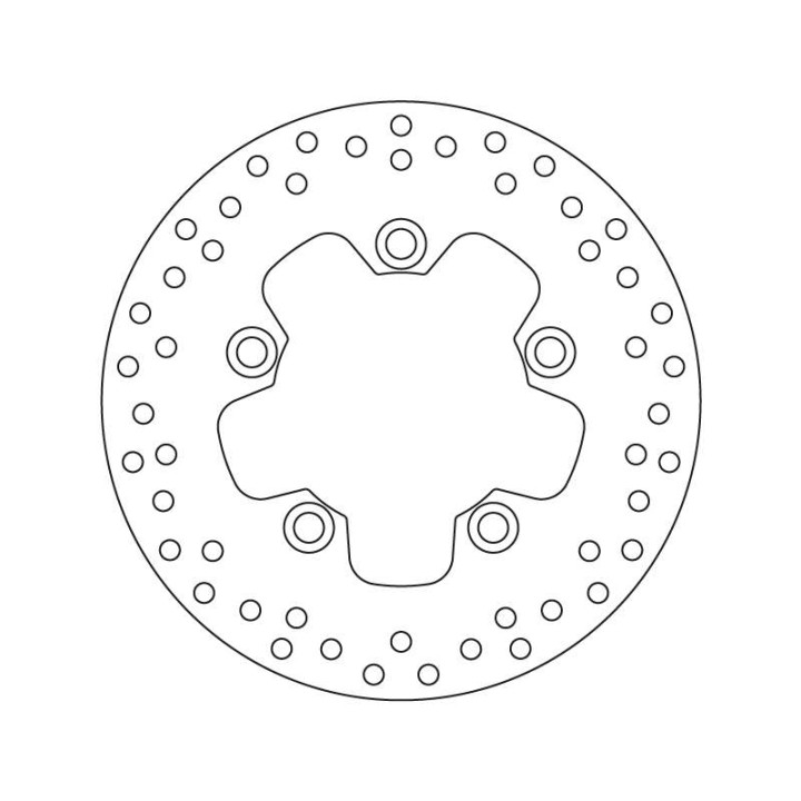 Brembo Oro Series rear brake disc 68B40726 Suzuki BURGMAN 250 07- and BURGMAN 400 06-09
