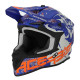 Casque moto cross Acerbis LINEAR 22.06 GRIS/BLEU