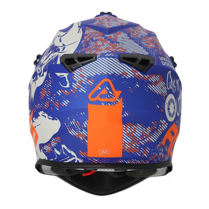 Casque moto cross Acerbis LINEAR 22.06 GRIS/BLEU