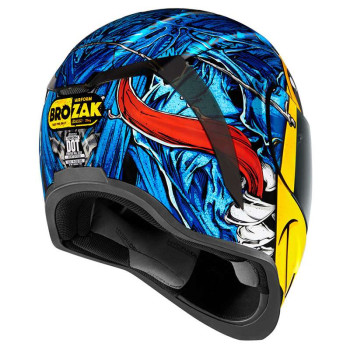 Casque moto Icon AIRFORM MIPS BROZAK Bleu