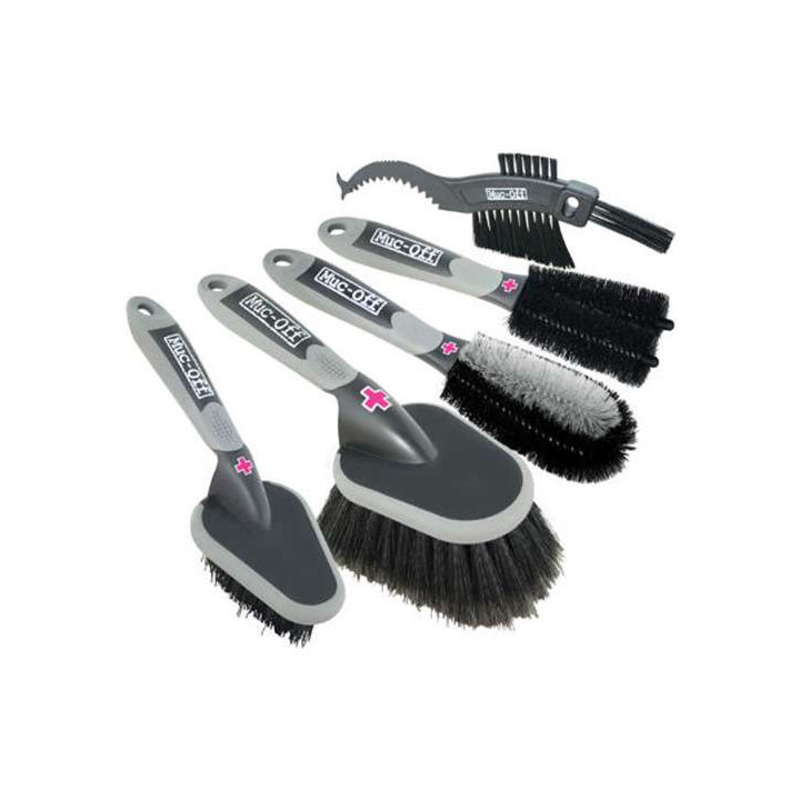 Muc-Off motorcycle maintenance 5-brush kit