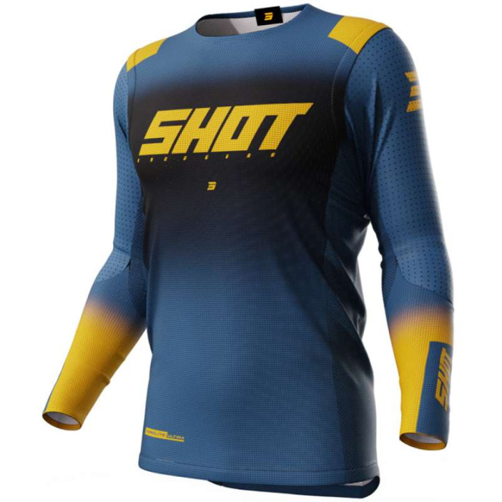 Maillot moto cross Shot AEROLITE ULTIMA BLUE Maillot moto cross Shot AEROLITE ULTIMA BLUE