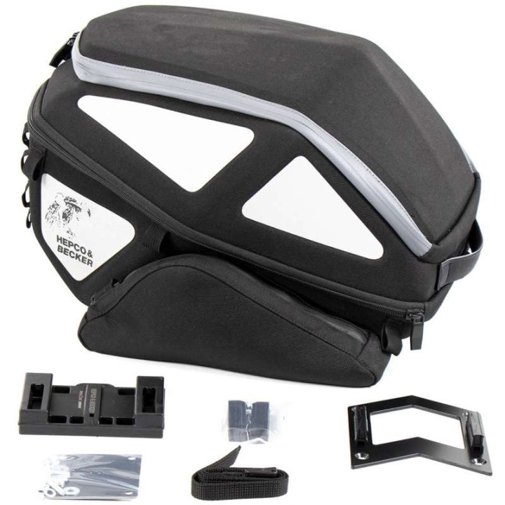 Sacoche de selle Hepco & Becker ROYSTER NOIR LOCK-IT 27-32 litres Sacoche de selle Hepco & Becker ROYSTER NOIR LOCK-IT 27-32 litres