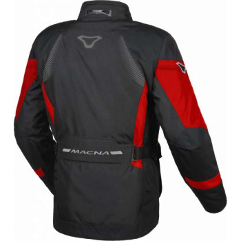 Veste moto Macna RANCHER Noir/Rouge
