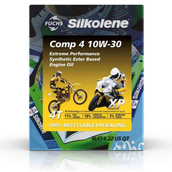 Huile moteur Silkolene COMP 4 10W30 XP 4 litres