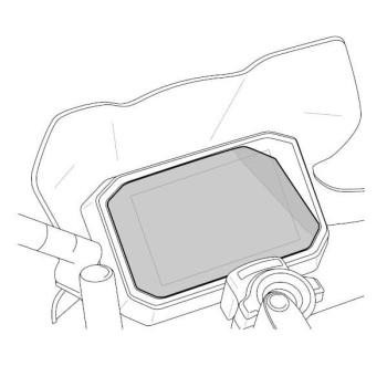 Protection compteur Puig (21616W) SUZUKI DL800 V-STROM DE