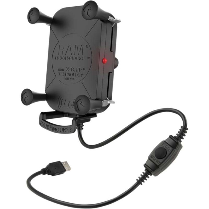 Support smartphone RAM MOUNT X-GRIP avec charge induction RAM-HOL-UN12WB
