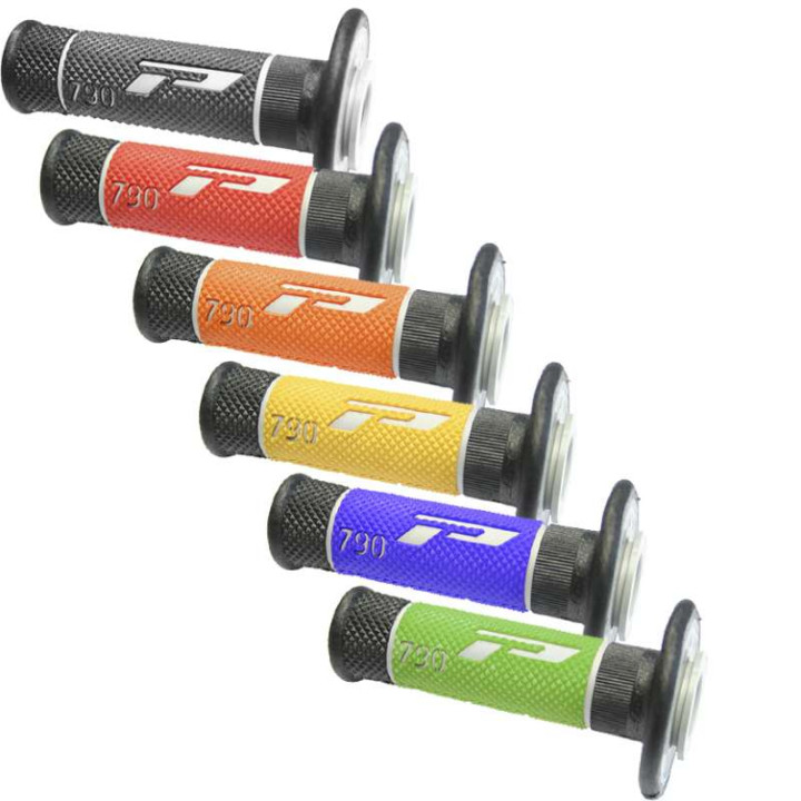 Poignées moto cross ProGrip 790 (Base noire)