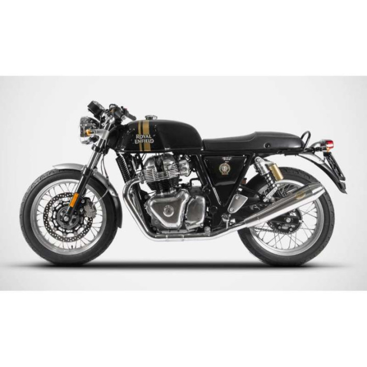 Silencer (x2) Zard INOX Royal Enfield CONTINENTAL GT/INTERCEPTOR