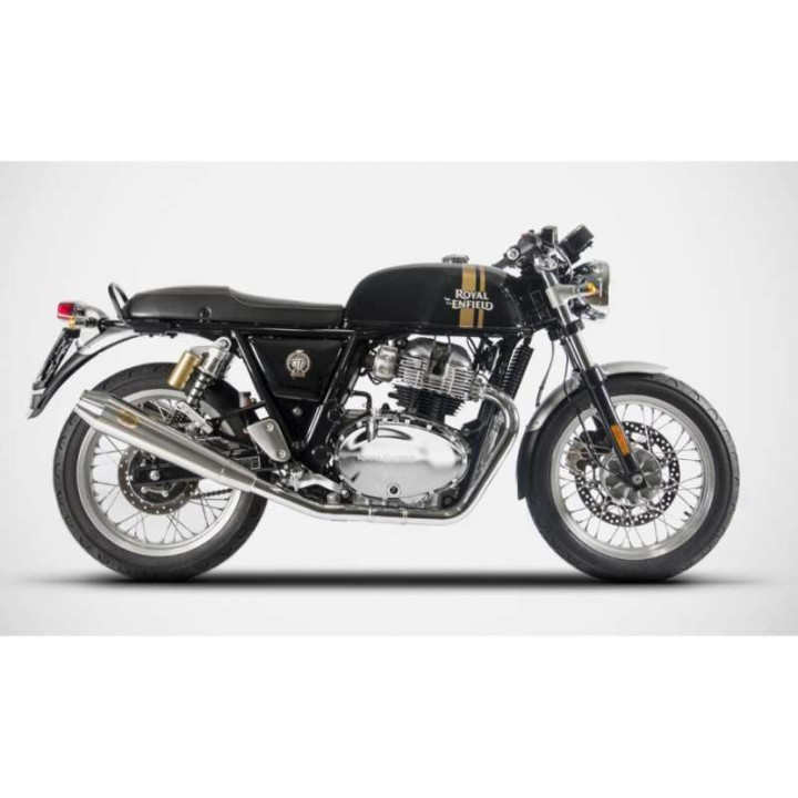 Silencer (x2) Zard INOX Royal Enfield CONTINENTAL GT/INTERCEPTOR