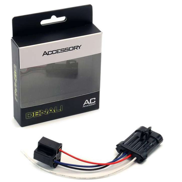 DENALI H4 to Harley Davidson headlight adapter
