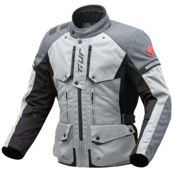 Veste moto T.UR WAYPOINT HYDROSCUD Gris