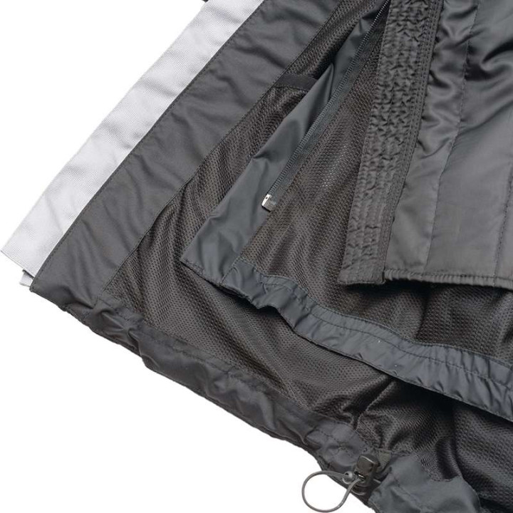 Veste moto T.UR WAYPOINT HYDROSCUD Gris