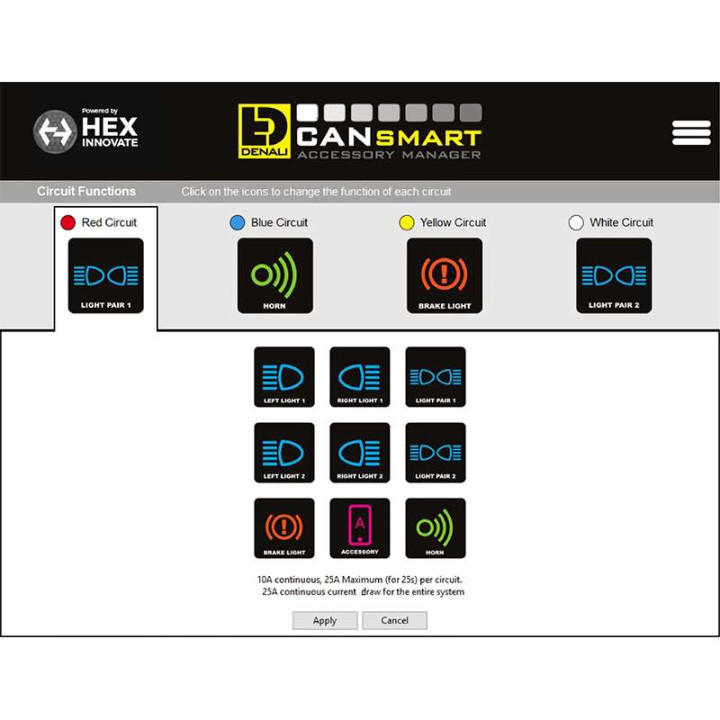 DENALI CANsmart Yamaha Ténéré 700 harness (DNL.WHS.24900)