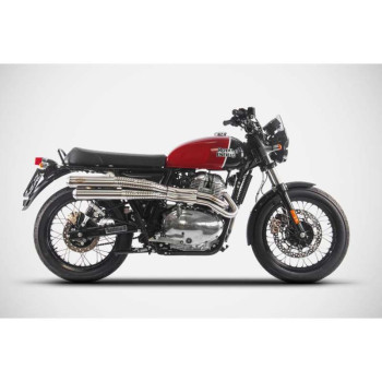 Ligne complète Zard INOX Royal Enfield CONTINENTAL GT/INTERCEPTOR