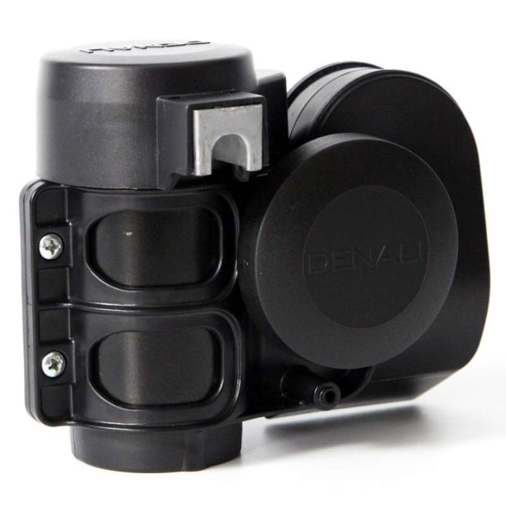 Klaxon moto DENALI SoundBomb Compact 120dB + faisceau Klaxon moto DENALI SoundBomb Compact 120dB + faisceau