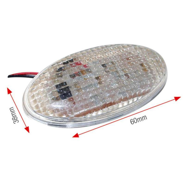 Clignotants moto Bihr OEIL leds blanc