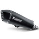 Silencieux homologué Akrapovic Inox Noir MP3 FUOCO SATELIS 400/500
