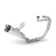Ligne complète homologuée Zard INOX Triumph SCRAMBLER 1200
