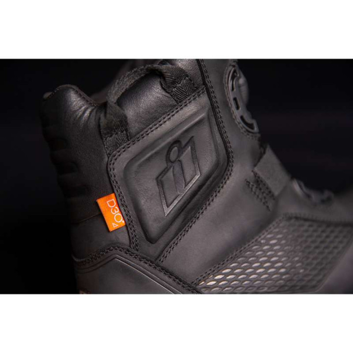 Icon STORMHAWK motorcycle boots Black