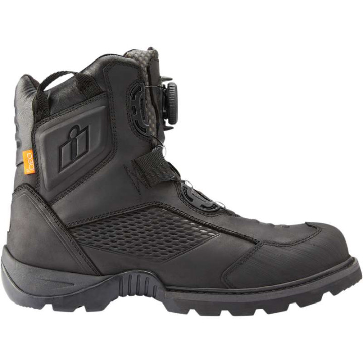 Icon STORMHAWK motorcycle boots Black