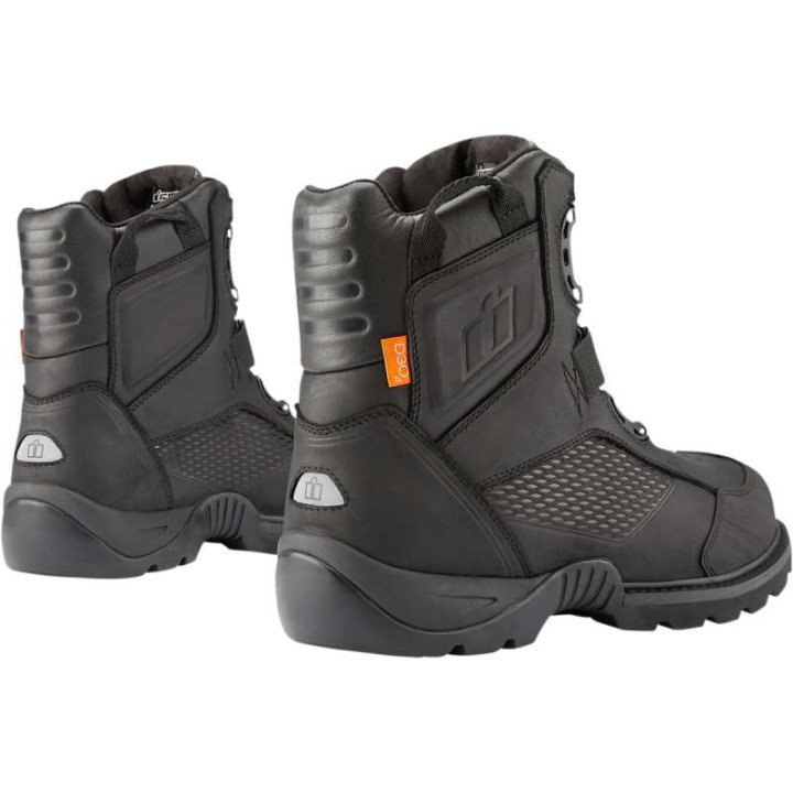 Icon STORMHAWK motorcycle boots Black