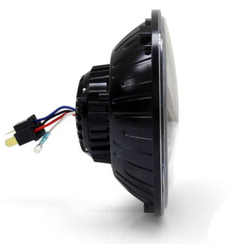 DENALI M7 LED headlight D177mm Black/Chrome