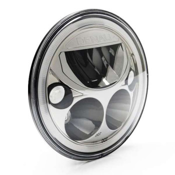 DENALI M7 LED headlight D177mm Black/Chrome