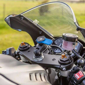 Support colonne de direction moto Quad Lock