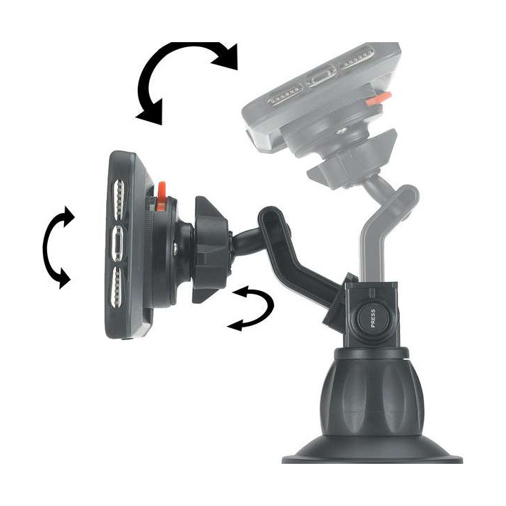 Support voiture TIGRA Mountcase FIT-CLIC NEO (ventouse)