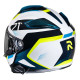 Motorcycle helmet HJC RPHA 71 HAPEL BLUE/YELLOW