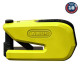 Connected/armed motorcycle disc lock SRA ABUS Granit Detecto SMARTX 8078 2.0 Yellow