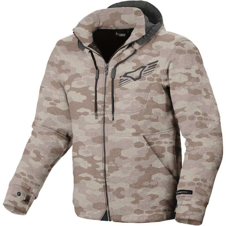Macna DISTRICT Camouflage motorcycle sweatshirt