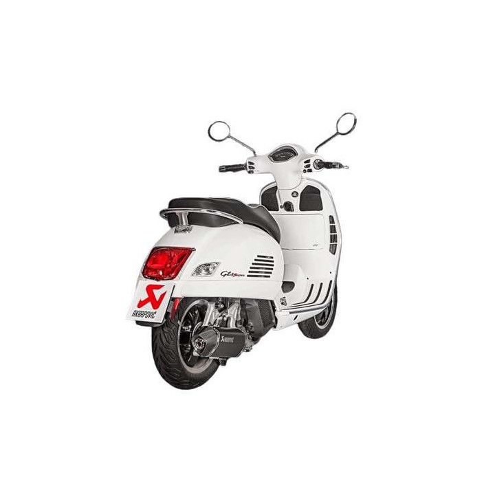 Silencieux homologué Akrapovic Inox Piaggio Vespa GTS 125 (S-VE125SO2-HZBL)