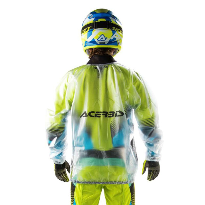 Acerbis transparent RAIN PRO CLEAR 3.0 motorcycle rain jacket